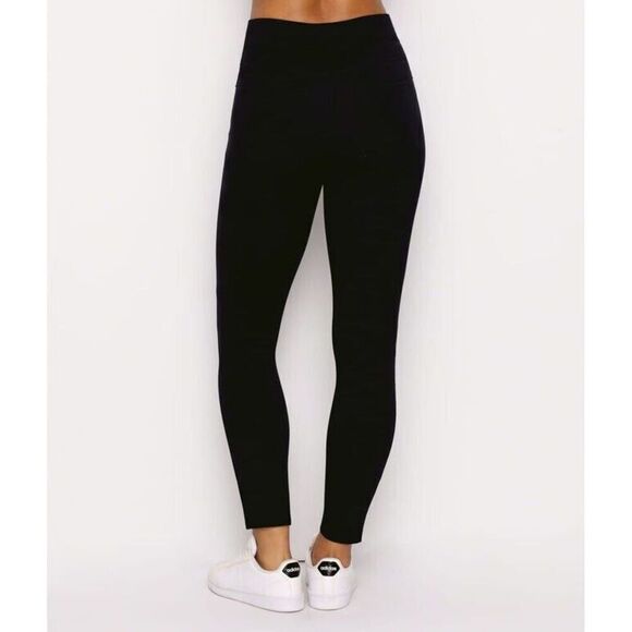 New SPANX Ponte Leggings The Perfect Black Pant, Ankle 4-Pocket Women Small - Picture 4 of 6
